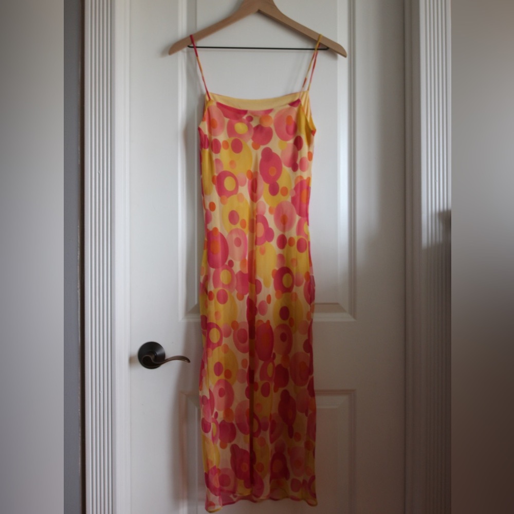 vintage 90s colorful dress